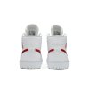 Wmns Air Jordan 1 Mid 'White University Red'