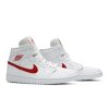 Wmns Air Jordan 1 Mid 'White University Red'