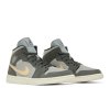 Wmns Air Jordan 1 Mid 'Iron Grey Onyx'