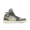 Wmns Air Jordan 1 Mid 'Iron Grey Onyx'