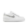 Nike Wmns Air Force 1 Shadow 'White Metallic Silver'