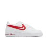 Nike Air Force 1 GS 'Cut-Out Swoosh - White University Red'