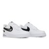 Nike Air Force 1 '07 'Cut Out Swoosh - White Black'