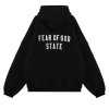 Fear of God Essentials Heavy Fleece Full Zip Hoodie 'Black'