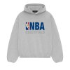Fear of God Essentials x NBA Hoodie 'Light Heather'