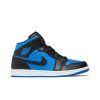 Air Jordan 1 Mid 'Black Royal Blue'