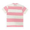 Corteiz Allstarz Striped Tee 'White/Pink'