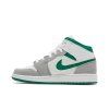 Air Jordan 1 Mid SE GS 'Grey Pine Green'