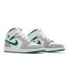 Air Jordan 1 Mid SE GS 'Grey Pine Green'