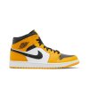 Air Jordan 1 Mid 'Reverse Yellow Toe'