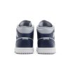 Air Jordan 1 Mid 'Wolf Grey Midnight Navy'