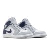 Air Jordan 1 Mid 'Wolf Grey Midnight Navy'