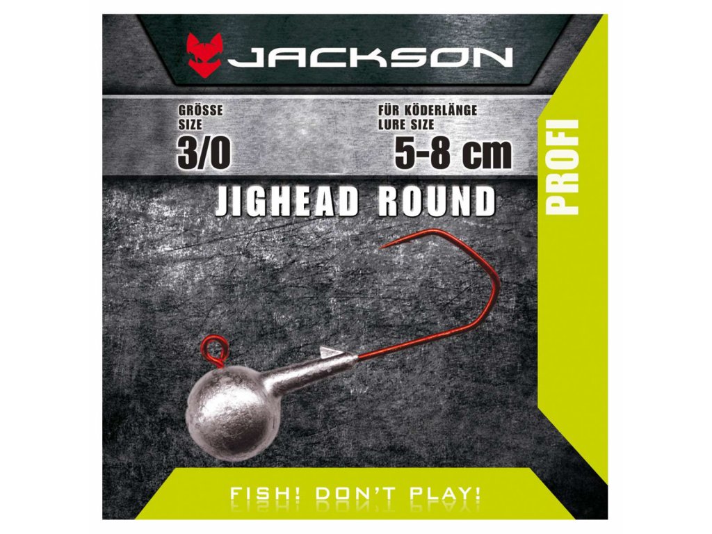 Jigová hlavička Jackson VMC Jighead Round  3/0  24g