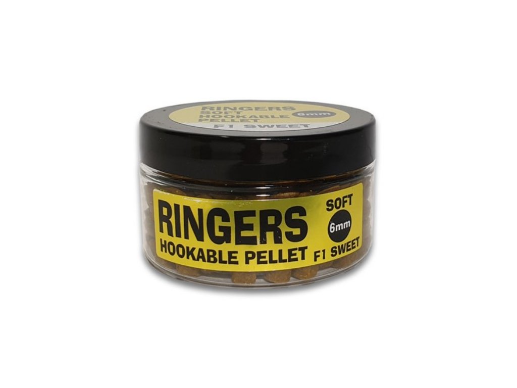 Nástraha Ringers - měkčené pelety Soft Hook pellets 6mm F1 sweet 65g 