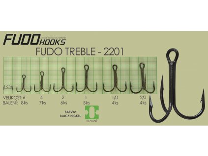 Trojháček Fudo Treble 2/0