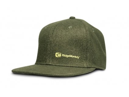 RidgeMonkey kšiltovka s rovným kšiltem APEarel Dropback Snapback - zelená