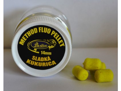 Lastia Method Fluo pellet sladká kukuřice 14mm 20g