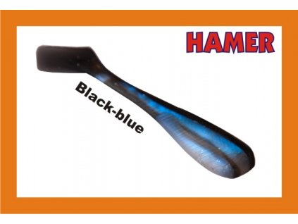 Lastia Gumová nástraha Hamer 7cm Black/Blue 5ks