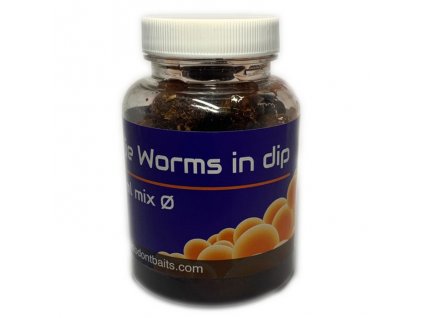 Mastodont Baits Boilie Worms in dip 150ml mix Ø