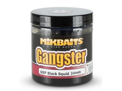 Mikbaits boilie v dipu GSP Black Squid 16mm 250ml