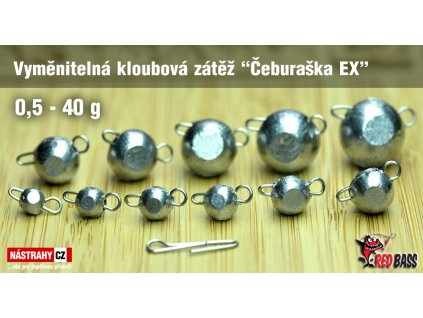 Vyměnitelná jigová zátěž Čeburaška EX 10g/ 5ks
