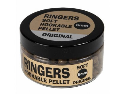 Nástraha Ringers - měkčené pelety Soft Hook pellets 6mm Natural 65g