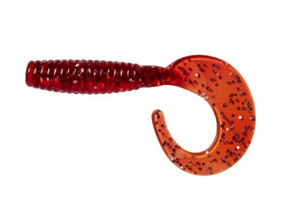 Gumová nástraha Ron Thompson Grup Curl Tail 5,5cm Red/Silver