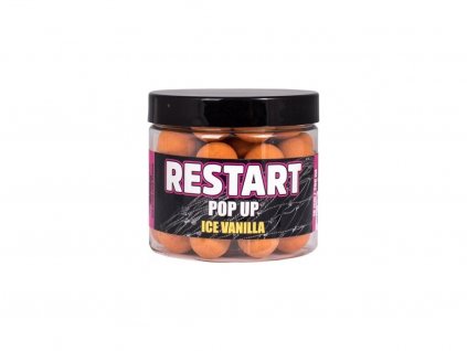 LK Baits Pop-up ReStart ICE Vanillie 14mm + dip 200ml