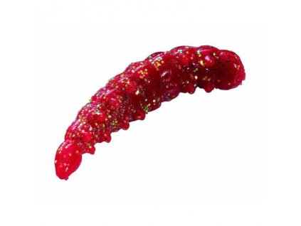 Vosí larvy Berkley Powerbait 2,5cm Červená + gliter/ 55ks