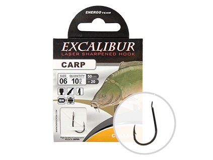 Hotový návazec Excalibur Carp Classic BN #8/ 10ks