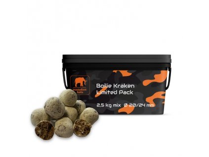 Boilies Mastodont Baits Kraken Limited Pack 2,5kg mix 20/24mm + Dip + Pop-up