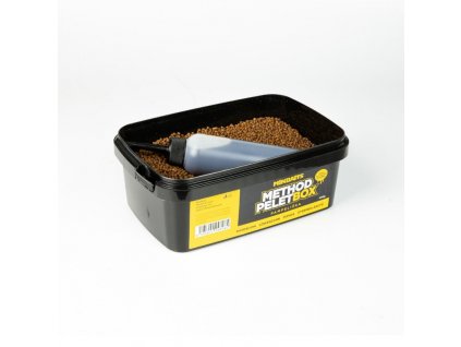 Mikbaits Method pelet box 400g + 120ml Activator Pampeliška