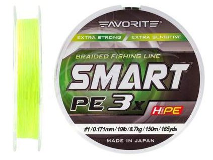 Šňůra Favorite PE Line  Smart PE 3x 150m 0,153mm 6,8kg