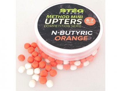 Nástraha Stég Method mini Upters Competition 6-7mm/ Butyric Orange