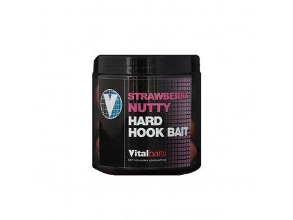 Vitalbaits Boilies Hard Hook Baits Strawberry Nutty 24mm 100g