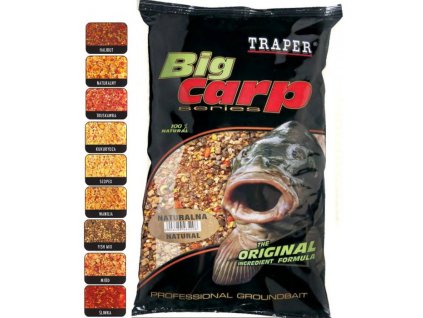 Vnadící směs Traper Big Carp Jahoda 2,5kg