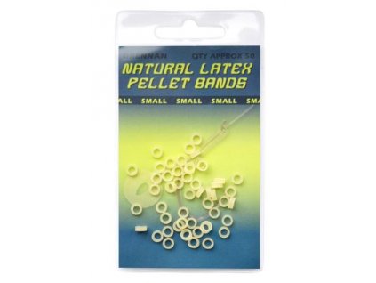 Kroužky na pelety Drennan Natural Latex Pellet Bands Small
