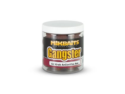 Mikbaits boilie Gangster Balance G2 Krab Ančovička Asa 250ml 20mm
