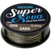 Kryston pletené šňůrky Super Nova solid braid černý 15lb 20m