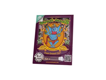 Cream Caramel CBD Sweet Seeds (Počet kusů 3+1 semeno)