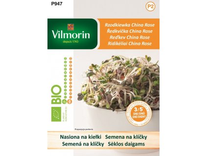 BIO Ředkvička China Rose na klíčky Vilmorin Premium 10 g