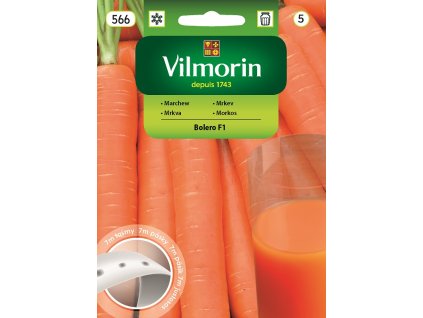 Vilmorin Mrkev Bolero F1 na vysevnem pasku