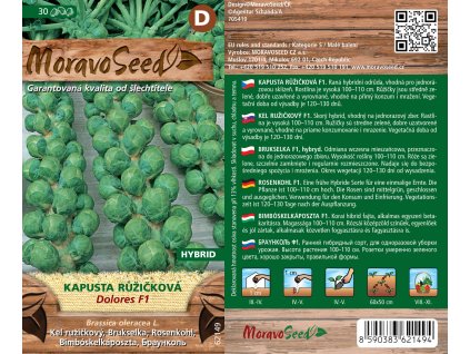1203mm Kapusta růžičková Dolores F1, 62149