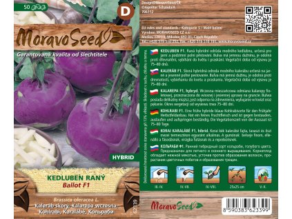 1249mm Kedluben raný Ballot F1, 62339