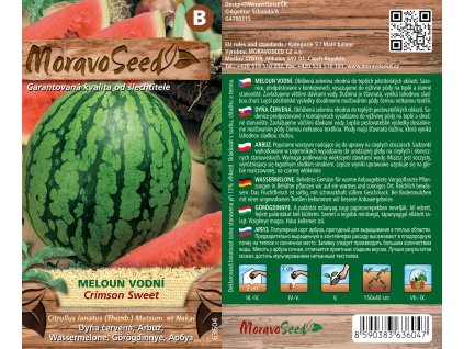 1762mm Meloun vodní Crimson Sweet, 63604