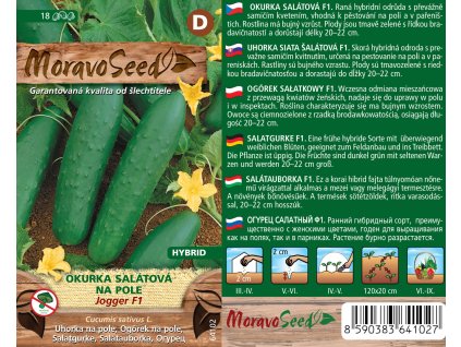 2123mm Okurka salátová na pole Jogger F1, 64102[H]
