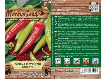 2280mm Paprika k rychlení Sharon F1, 64494