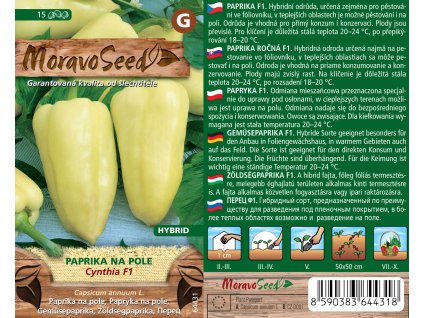 2273mm Paprika na pole Cynthia F1, 64431[G]