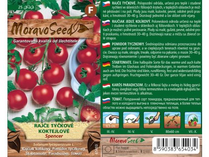 2775mm Rajče tyčkové koktejlové Spencer, 65403[G]