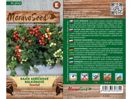 2665mm Rajče keříčkové balkónové Tomfall, 65365